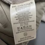 BLANKNYC Faux Suede Leather Moto Jacket Size XS Full Zip Cowl Neck Gray Photo 9