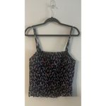 Torrid  2 Floral Smocked Crop Cami Tank‎ Top Plus Size 2x 18 20 NWT Photo 2