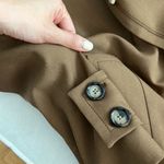 New Marni beige brown wool belted trench coat Size 0 Photo 12
