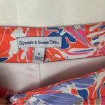 Sunsets & Sweet Tea women's size 6 small Vibrant Floral Skort skirt golf shorts Pink Photo 2