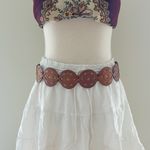 The Limited Vintage  Leather Disc Boho Belt Sz S Photo 0