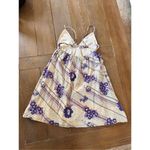Jill Stuart  Collection Purple Floral Mini Sundress Size 4 Photo 6