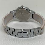 Anne Klein women silver tone watch 30mm white dial bracelet size 6.5” running Photo 3