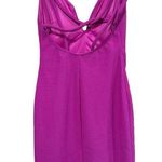 Lulus  Magenta Sheath V-Neck Sleeveless Mini Dress Photo 2