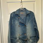 Paris Blues  Light-Medium Wash Denim Peacoat Jacket size 1X Photo 5