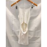 Bershka  Butteryfly Cut Out Shift Dress White XS Concert Fairy Feminine Romantic Photo 3