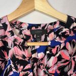 J.Crew Flutter Sleeve Hibiscus Floral Short Sleeve Blouse 00 Photo 4