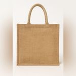 Personalized Burlap Tote Bag – Eco Photo 2