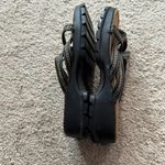 Route 66 Vintage Y2K  Strappy Chunky Platform Sandals Women's Size 8 Brown & Black Photo 7