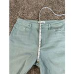 Vervet 90's Vintage Loose Fit Crop Flare Distressed Teal Green Wash Jean Size 30 Photo 7