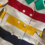 Pendleton  x HUDSON'S BAY | Vintage Wool Coat Jacket Red Yellow Navy Green | XL Photo 5