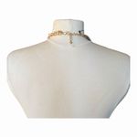 Chico's Chico’s NWT Bohemian Statement Necklace Gold Tone Chains Colorful Multi Charm Photo 6