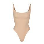 SKIMS  fits everybody bodysuit shapewear square neck nude clay ocre beige thong Photo 6