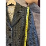 Giorgio Armani Vintage  Collezioni Herringbone Blazer 100% Wool Women Sz 10 Photo 6