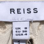 Reiss  Flora Broderie Scalloped Sleeves Ivory Cream Top Blouse 4 Photo 9