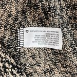 Woman’s Black tan Shaw cardigan sz Small Photo 4