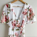 Show Me Your Mumu Rosie Posie Marianne Wrap Maxi Dress in Pink & White, Size XS Photo 5