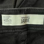 Topshop Moto Jamie Racing Stripes High Rise Skinny Jeans Black Size 25/30 Photo 2