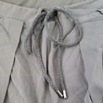 Brunello Cucinelli  Gray Silk Preppy Feminine Mini Skirt Size 4 Photo 4