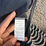 Weissman Silver Sequin Fringe Dance Costume Dress SIZE L Black Size L Photo 2