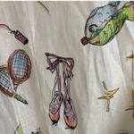 Alemais Artistic Cream Maxi Dress with Multicolor Print White Size 6 Photo 5