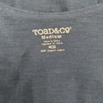 Toad & Co Paintbrush Tank Dress Womens Medium Blue Organic Cotton Knit Layered M Photo 7