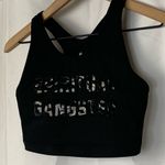 Spiritual Gangster Crop Top size S Sport Bra Baby Tee Black Ultra Cropped Photo 3