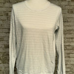 Lululemon Swiftly Breathe Long Sleeve Top Womens 10 White Relaxed Fit Athletic Photo 0