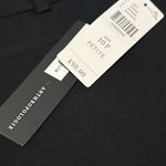 Anthropologie The Essential Slim Black Pants Cropped Length Stretch Size 10P NWT Photo 9