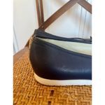 FSNY French sole navy leather sailor lace toe flats size 9 Blue Photo 5