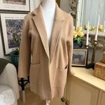 J.Crew Sophie Tan Knit Marino Wool Sweater Blazer Size Small Photo 1