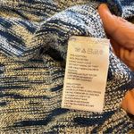 Silence + Noise  Knit Sweater Oversized Blue Heather Comfy Medium Boxy Photo 4
