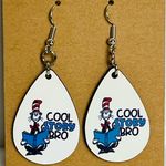 Dr. Seuss Cool Story Bro, , Teardrop Dangle Pierced Earrings Photo 0