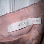 Lush Clothing Lush women’s ballon Sleeve Pink Floral mini Dress size‎ XL Photo 6