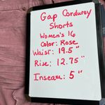 The Comfy Corduroy Shorts Womens 16 Gap Cutoffs New Photo 8