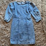 Only Puff Sleeve light blue denim dress sz XS Photo 0