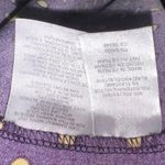 Jones New York  Purple & Yellow Polka Dot Button Front Midi Dress Photo 4