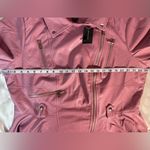 Ashley Stewart  Mauve Leather Jacket Photo 14