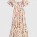 Love Shack Fancy GAP x  puff sleeve floral maxi dress with pockets Size Medium Photo 7