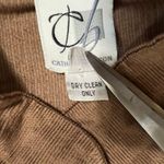 Catherine Bacon Women Silk Corduroy Shirt Tunic M Art Brown Tie Dye Lagenlook Size M Photo 3