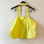 Kate Spade  Neon Yellow Cotton Canvas Tote Shopping Bag Multi-use Photo 1