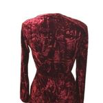 Bebop  crushed red velvet romper size small cute festival y2k Photo 8