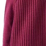 Free People Big City Turtleneck Mulberry Women's Ribbed Turtleneck Sweater Small Photo 1