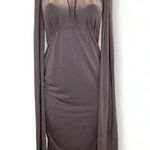 DBLJU by Jiniy Scrunch Dress Size XL NWT Tan Photo 0
