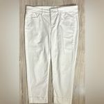 J.Jill Stretch Cropped Jeans White Size 10P Photo 1