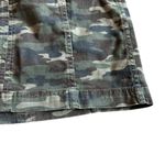Free People  Camo Print Mini Skirt Casual Streetwear Fall Cotton Size 8 Women's Photo 3
