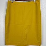 CAbi  Yellow Pencil Skirt Size 6 Photo 0