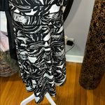 White House | Black Market Black and White Strapless Sundress for Wedding Guests Photo 7