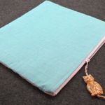 Large Makeup Bag Storage Pouch Cosmetic Tote Zippered Lingerie Travel Kit NWT Blue Photo 3