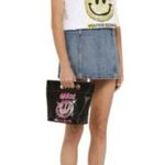 Ganni | Casual Style Street Style 2-WAY Bi-color Leather Crossbody NWT $235 Photo 13